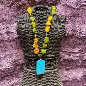 Turquoise Chunky Necklace